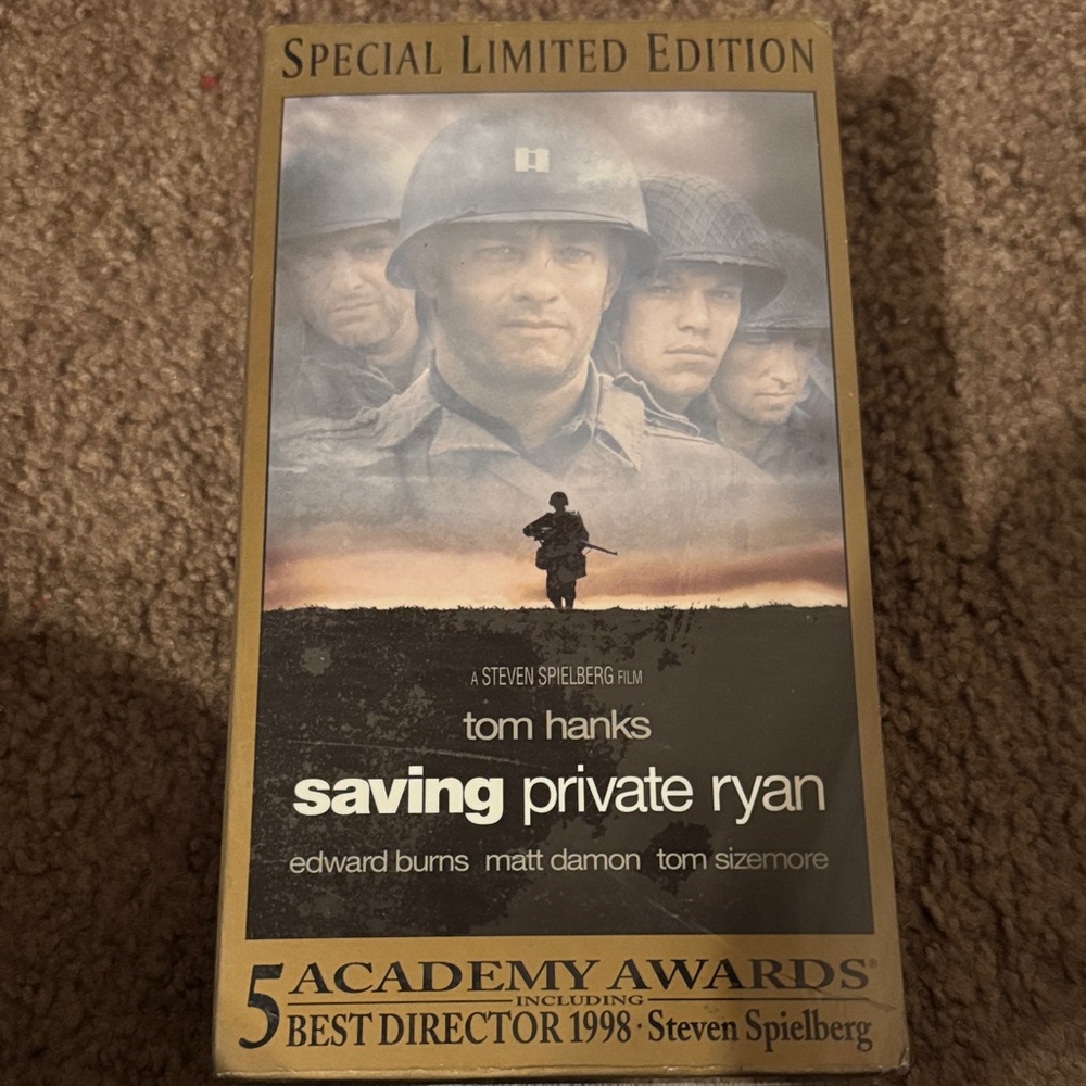 New Sealed Saving Private Ryan Special Limited Edition VHS